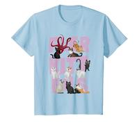 Marvel The Marvels Flerkittens Camiseta, Niños, Azul Bebé, 10 años