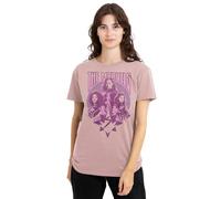 Marvel The Marvels Quantum Heroes Ladies T Shirt, Pink Camiseta, Rosa, XL para Mujer