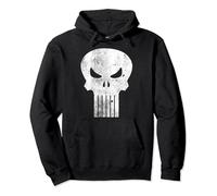 Marvel The Punisher Classic Retro Skull Logo Sudadera con Capucha