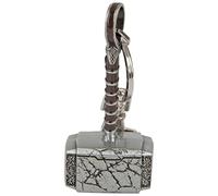 Marvel Thor Love and Thunder Mjollnir - Llavero de metal 3D, plateado, talla única