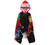 Marvel Toalla con capucha de Los Vengadores para niños 100% algodón Spider-Man Hulk Capitán América Poncho Toalla de playa Toalla de baño Envoltura Bata