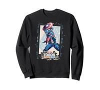 Marvel Tokon: Fighting Souls Captain America Game Art Sudadera