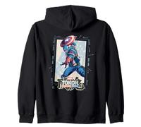 Marvel Tokon: Fighting Souls Captain America Game Art Sudadera con Capucha