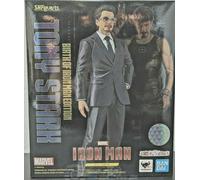 Marvel Tony Stark Iron Man Origin S. H. Figuarts figure Brown Caja Bandai