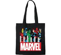Marvel TOTE BAG AVENGERS, REFERENCIA: BWMARCOBB002, NEGRO, 38 x 42 CM