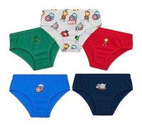 Marvel Transpirables Calzoncillos de 100% Algodón para Niño, Ropa Interior (Multi Avengers, 11-12 Años)