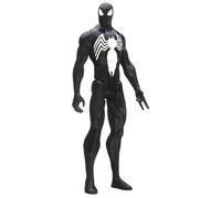 Marvel Ultimate Spider-Man Titan Hero Series Black Suit Spider-Man Figura - 12 Pulgadas