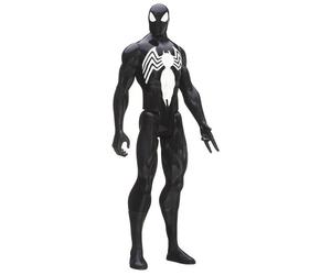 Marvel Ultimate Spider-Man Titan Hero Series Black Suit Spider-Man Figura - 12 Pulgadas