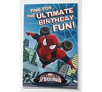 Marvel Ultimate Spiderman Time for the Ultimate Birthday Fun - Tarjeta de cumpleaños
