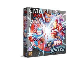 Marvel United: Civil War Expansion - Juego de Estrategia de miniaturas de Mesa, Juego cooperativo de superhéroes para niños y Adultos, a Partir de 14 años, 2-6 Jugadores, 45 Minutos de Tiempo de