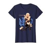 Marvel Universe Black Cat Cover Camiseta, Mujer, Azul Marino, 3XL