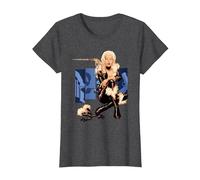 Marvel Universe Black Cat Cover Camiseta, Mujer, Jaspeado Oscuro, 3XL