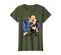 Marvel Universe Black Cat Cover Camiseta, Mujer, Verde Oliva, 3XL