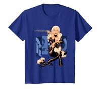 Marvel Universe Black Cat Cover Camiseta, Niños, Azul Real, 12 años