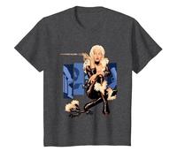 Marvel Universe Black Cat Cover Camiseta, Niños, Jaspeado Oscuro, 3 años