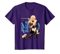 Marvel Universe Black Cat Cover Camiseta, Niños, Morado, 3 años