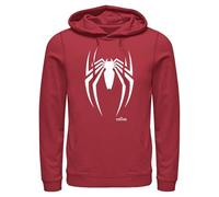 Marvel Universe Spider-Man Gamerverse Mens Pullover Hoodie Sudadera con Capucha Hombre, Rojo -, S