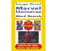 Marvel Universe Word Search Book: Easy to Read Word Search Puzzle Book about the Marvel Universe, including Characters, Names, and Terms | LARGE ... Gift for Marvel Universe Enthusiasts