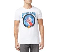 Marvel Uxmissmts008 Camiseta, Blanco, XXL para Hombre