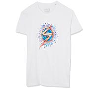 Marvel UXMISSMTS009 T-Shirt, Blanco, S Hombre, Blanco, S
