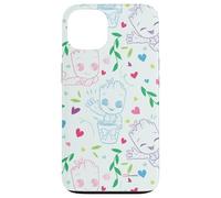 Marvel Valentine’s Day Spring Garden Baby Groot Hearts Carcasa para iPhone 13