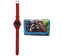 Marvel Vengadores Digital Reloj Y Cartera Oficial con Licencia Niños Set de Regalo