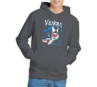 Marvel Venom Antihero Unisex Hoodie, Charcoal, XX-Large