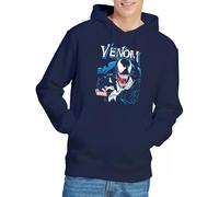 Marvel Venom Antihero Unisex Hoodie, Navy, Small