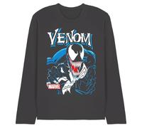 Marvel Venom Antihero Unisex Long Sleeve T Shirt, Charcoal, Large