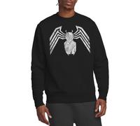 Marvel Venom Emblem Unisex Sweatshirt, Black, Small