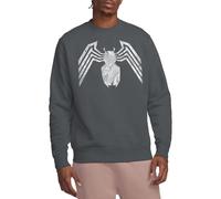 Marvel Venom Emblem Unisex Sweatshirt, Charcoal, Large