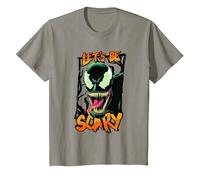 Marvel Venom Halloween Camiseta, Niños, Pizarra, 2 años