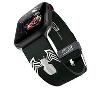 MARVEL - Venom Insignia Correa de reloj Smartwatch - Con licencia oficial, compatible con todos los modelos y tamaños de Apple Watch (Apple Watch no incluído)
