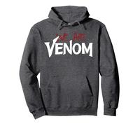 Marvel Venom We Are Venom Splatter Sudadera con Capucha, Unisex para Adultos, Jaspeado Oscuro, XXL