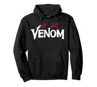 Marvel Venom We Are Venom Splatter Sudadera con Capucha, Unisex para Adultos, Negro, XXL