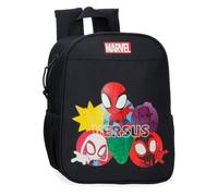 Marvel Versus Mochila Preescolar Adaptable a Carro Negro 21x25x10 cms Poliéster 6,44L