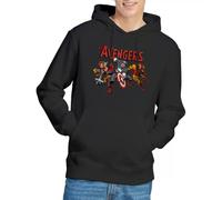 Marvel Vintage Avengers Hoodie Sudadera con Capucha Hombre (Pack de 1)