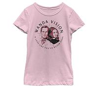 Marvel Wanda Badge Camiseta, Hellrosa, M para Chicas