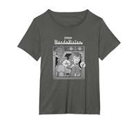 Marvel WandaVision Retro Cartoon TV Logo Camiseta, Mujer Tallas Grandes, Asfalto, 5XL Grande