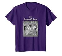 Marvel WandaVision Retro Cartoon TV Logo Camiseta, Niños, Morado, 2 años
