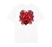 Marvel WandaVision Wanda Maximoff is The Scarlet Witch Camiseta, Hombre Tallas Grandes, Blanco, 6X Alto