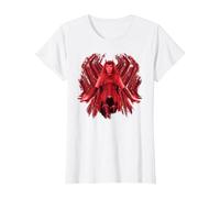 Marvel WandaVision Wanda Maximoff is The Scarlet Witch Camiseta, Mujer, Blanco, S
