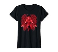 Marvel WandaVision Wanda Maximoff is The Scarlet Witch Camiseta, Mujer, Negro, XXL