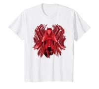 Marvel WandaVision Wanda Maximoff is The Scarlet Witch Camiseta, Niños, Blanco, 6 años