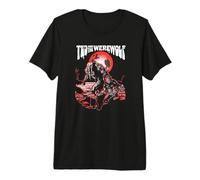 Marvel Werewolf by Night Ted And The Werewolf Comic Red Premium T-Shirt