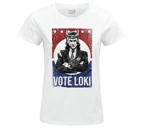 Marvel Wolokimts014 Camiseta, Blanco, S para Mujer