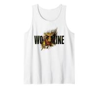 Marvel Wolverine Game Break-Through Portrait Video Game Logo Camiseta sin Mangas
