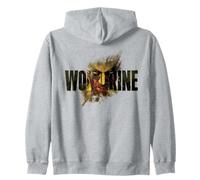 Marvel Wolverine Game Break-Through Portrait Video Game Logo Sudadera con Capucha