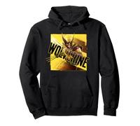Marvel Wolverine Game Key Art Angled Logo 2026 Video Game Sudadera con Capucha