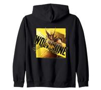 Marvel Wolverine Game Key Art Angled Logo 2026 Video Game Sudadera con Capucha